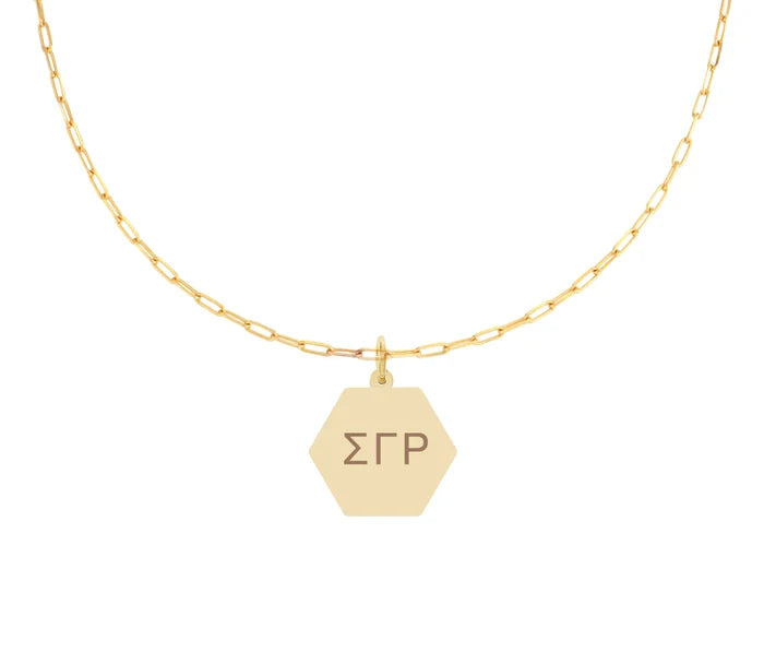 Sorority Paperclip Necklace