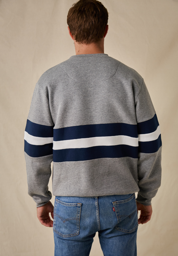 Sowerby Men's Sweatshirt - Grey - Whale Of A Time Clothing