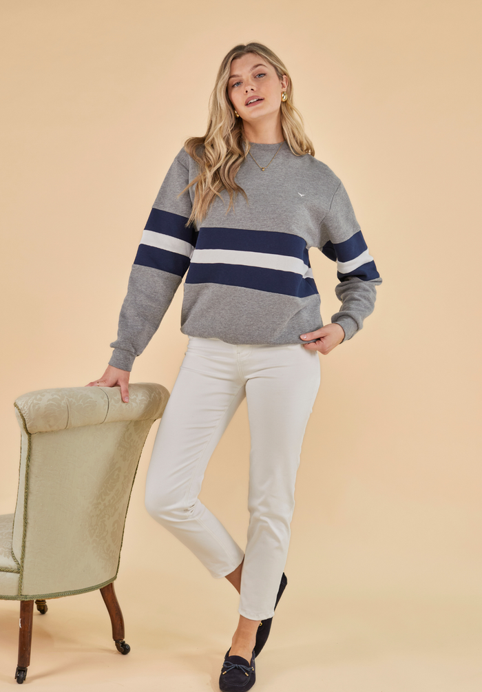Sowerby Women's Sweatshirt - Grey - Whale Of A Time Clothing