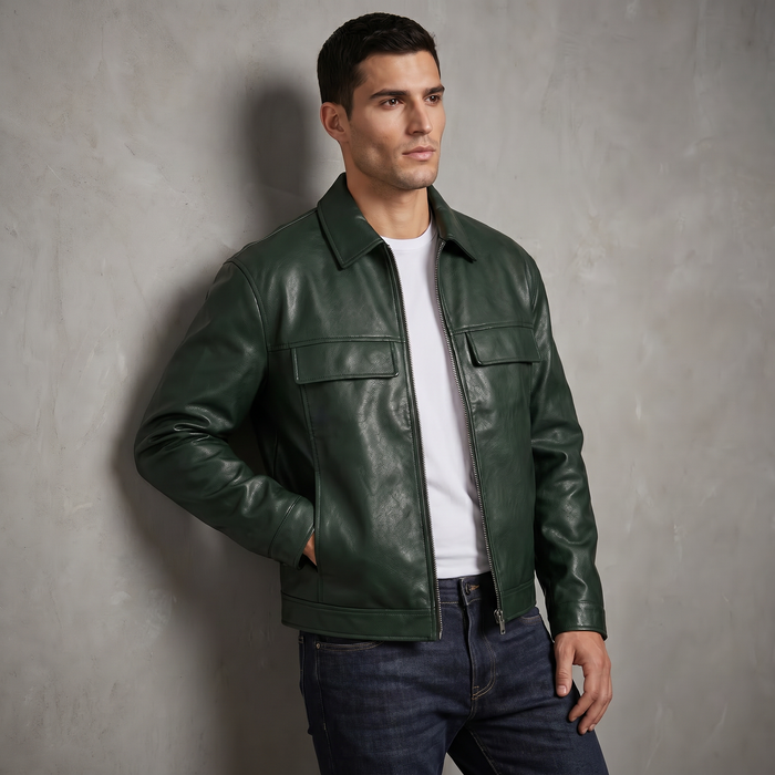 XS / Green / Leather