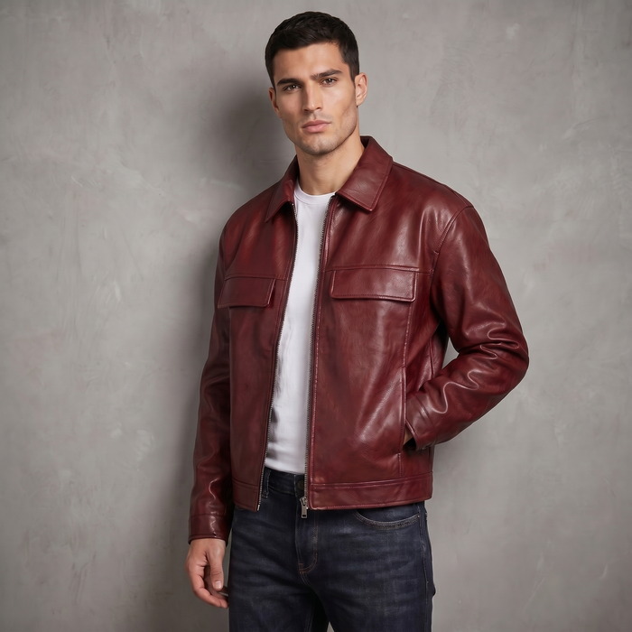 XS / Red / Leather