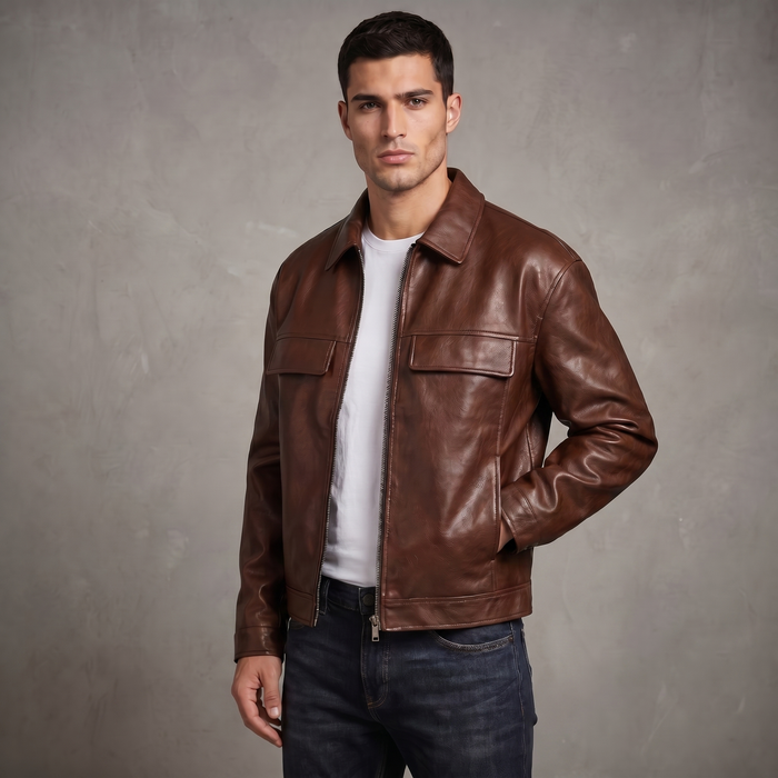 XS / Brown / Leather
