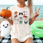 Spooky Halloween Dentist T-Shirt, Teeth Monster Tee for Dental Crew T-Shirts OrnamentallyYou