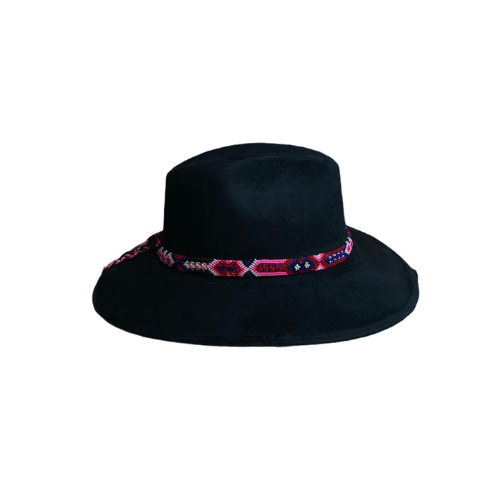 Suede Cowgirl Hat with braided hat band