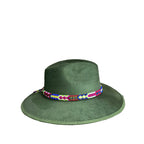Suede Cowgirl Hat with braided hat band