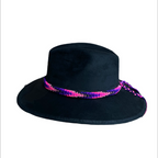 Suede Cowgirl Hat with braided hat band