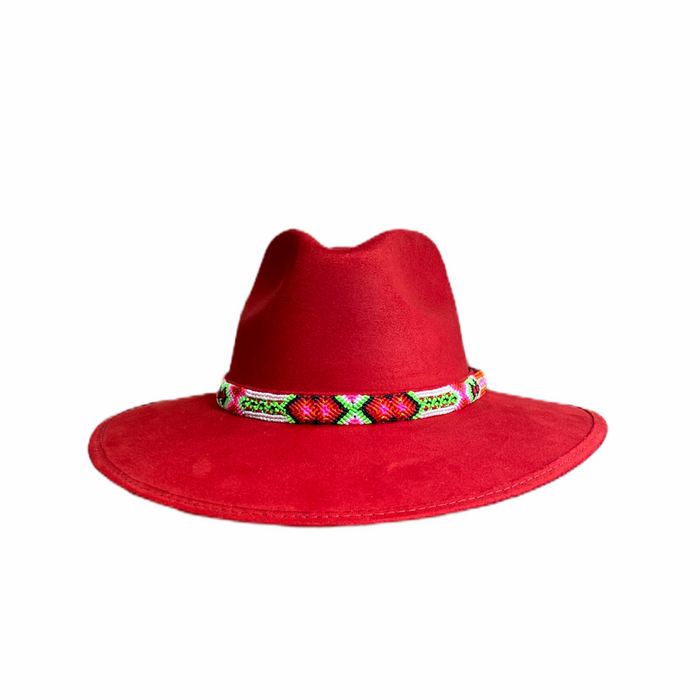 Suede Cowgirl Hat with braided hat band