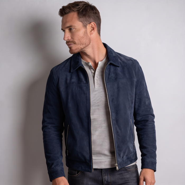 XS / Blue / Suede