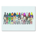 Superheroine Butts Cutting Board