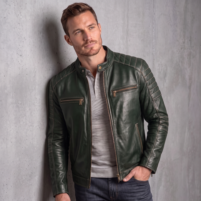 XS / Green / Leather