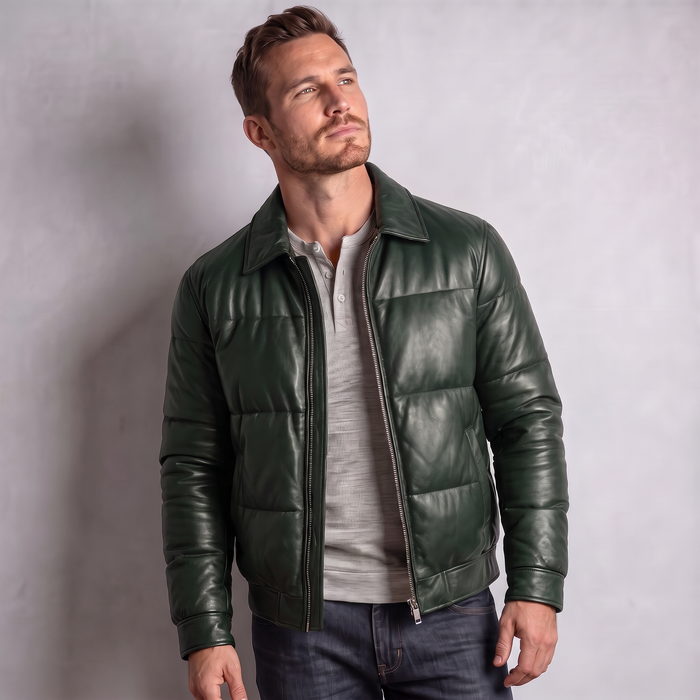XS / Green / Leather