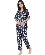 SXV Women's Cotton Printed Night Suit Pyjama Set : Clock MASK Mug (lowest price-non returnable)