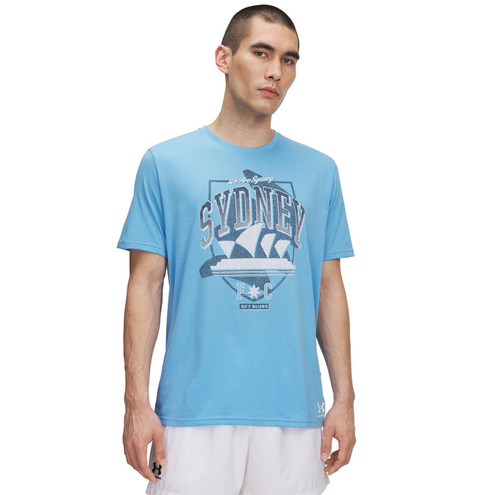 Sydney FC 25/26 Men's Graphic Tee (6003753-496) Apparel Under Armour