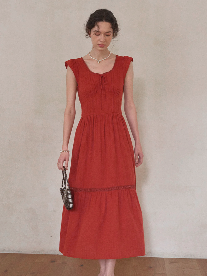 Tempest Round Neck 100% Cotton Dress