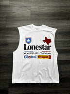 Texas Merch Racing Cut-Off "White"