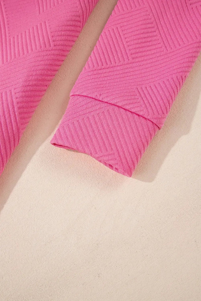 Shop Textured Long Sleeve Shift Dress at eAura