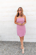 The Dolly Strapless Dress - One Eleven Olive Boutique