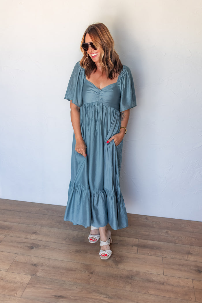 The Endless Glow Midi Dress - One Eleven Olive Boutique