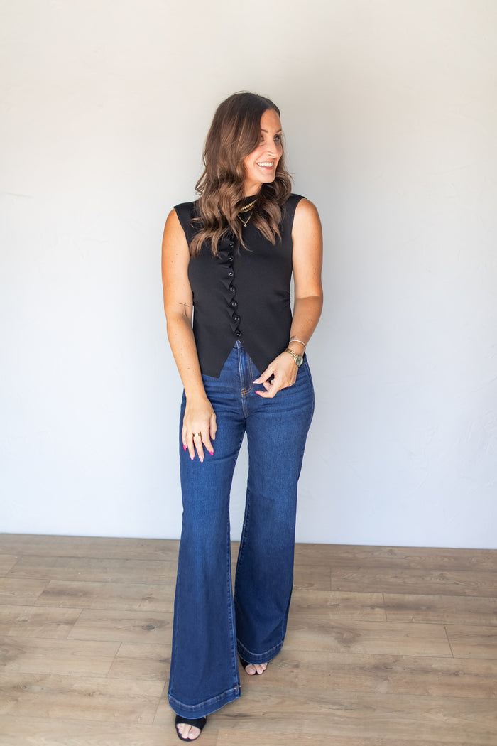 The I'll Be There Top - Black - One Eleven Olive Boutique