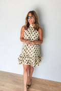 The Mocha Moments Mini Dress - One Eleven Olive Boutique