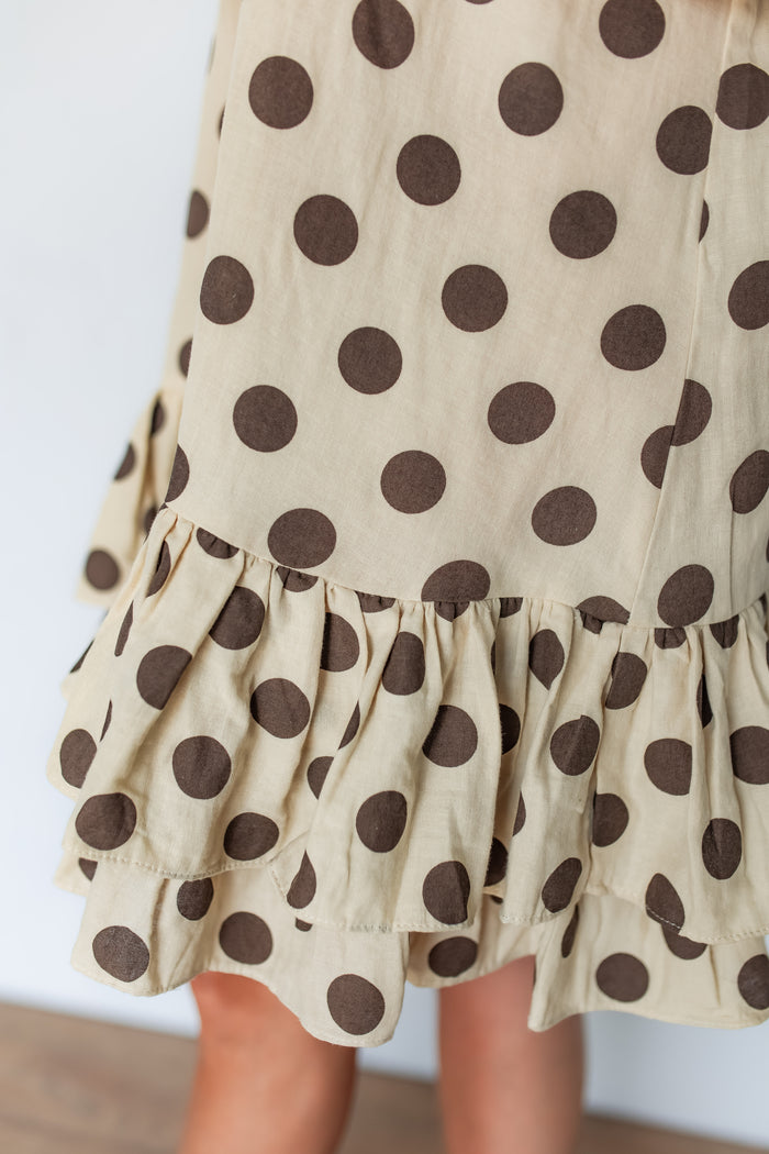 The Mocha Moments Mini Dress - One Eleven Olive Boutique