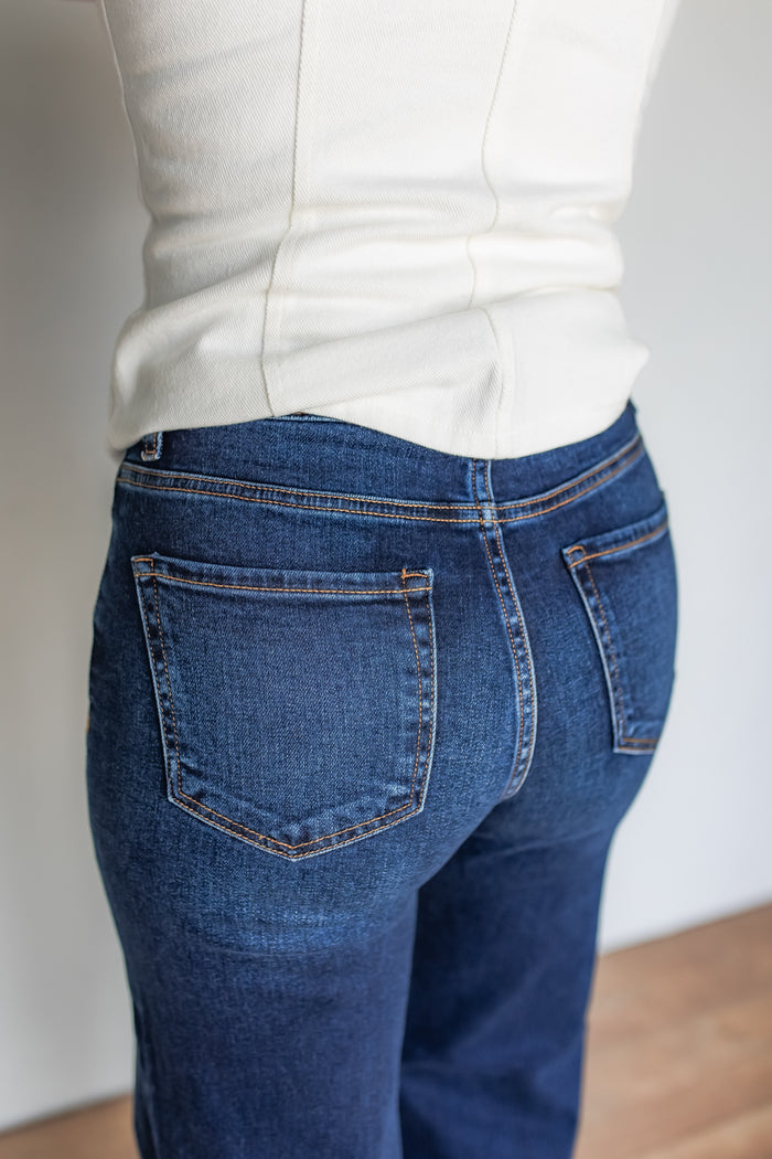 The Olivia Wide Leg Jeans - One Eleven Olive Boutique