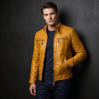 XS / Yellow / Leather