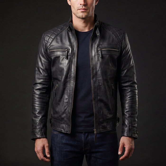 XS / Black / Leather
