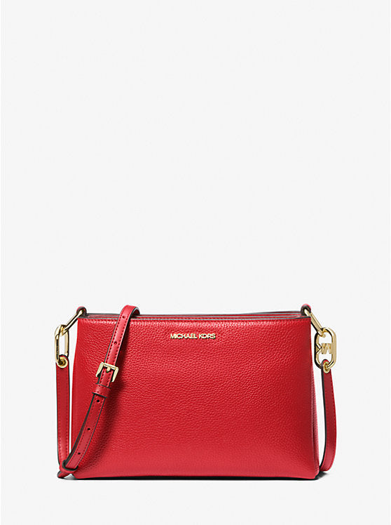 Michael Kors - Trisha Medium Pebbled Leather Crossbody Bag | Bolsa de Dama