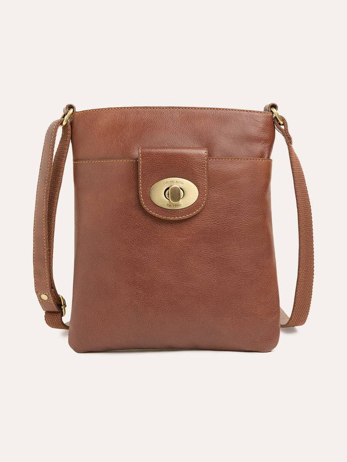 Twist Lock Cross Body Bag
