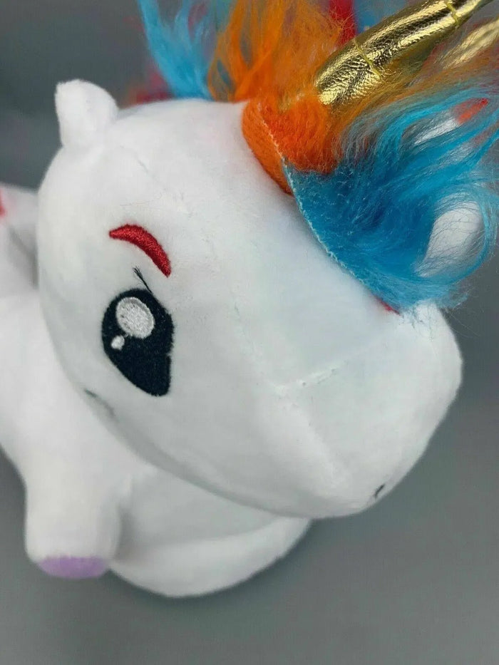 Shop Unicorn Slippers Light up Kids Plush White Slippers One Size approx (3 - 11) at eAura