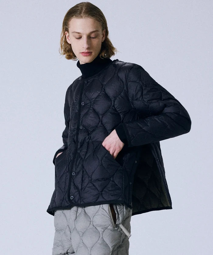 Unisex Military Crew Neck Down Jacket (Soft Shell)