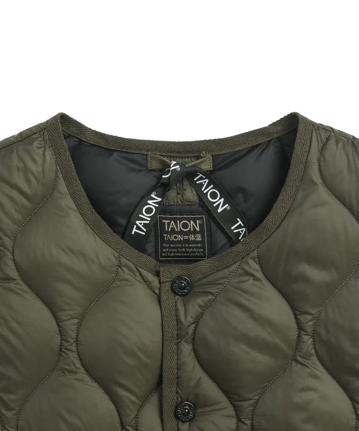 Unisex Military Crew Neck Down Jacket (Soft Shell)