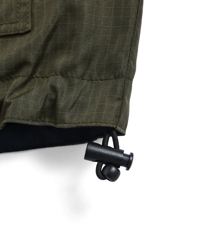 Unisex Non Down Military Reversible W-Zip Parka