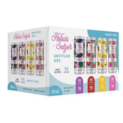 Untitled Art Florida Seltzer Variety 12-pack