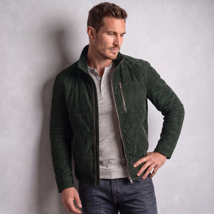 XS / Green / Suede