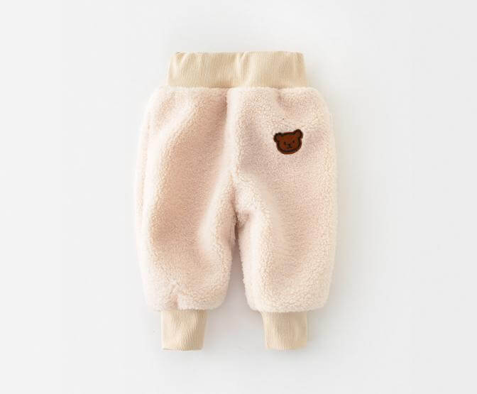 Warm Fleece Pants For Babies | Baby Lamb Wool Fleece Pants