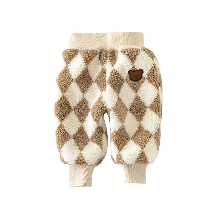 Warm Fleece Pants For Babies | Baby Lamb Wool Fleece Pants