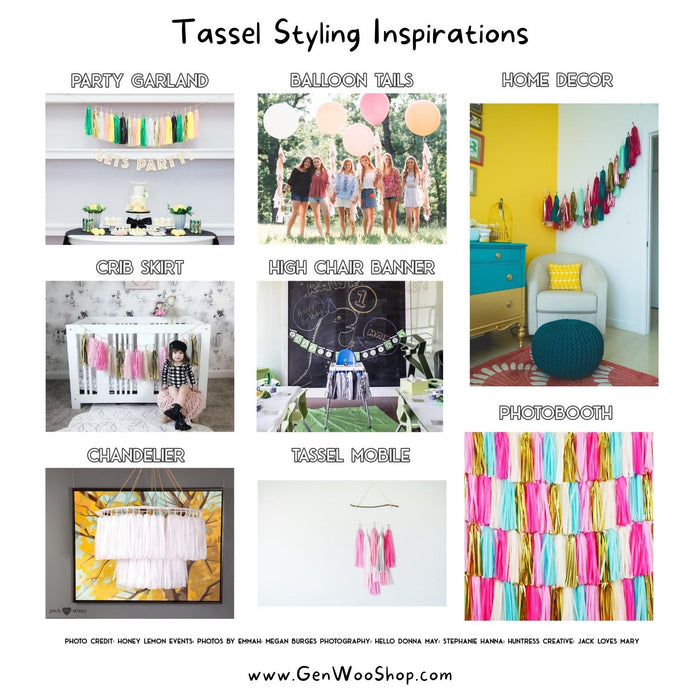 Wednesday and Enid Inspired Tassel Garland
