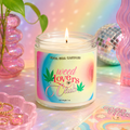 Weed Lovers Club 7oz Candle (Coconut + Hibiscus)
