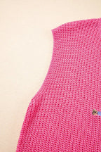 Western Cowboy Embroidery Round Neck Sleeveless Sweater - Sweaters & Cardigans/Sweater Vests