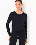Westley Long Sleeve Active Tee Upf 50 Plus - Noir
