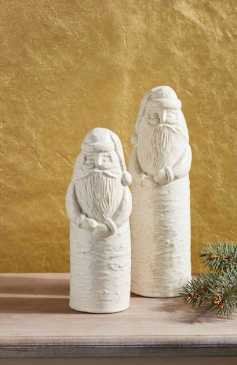 White Santa Sitters - Pine & Moss