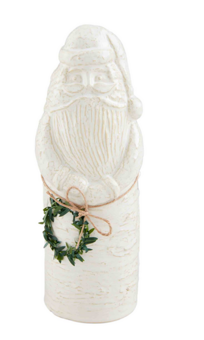 White Santa Sitters - Pine & Moss