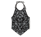 Women's Classic Paisley Bandana Halter - Harley Black & White