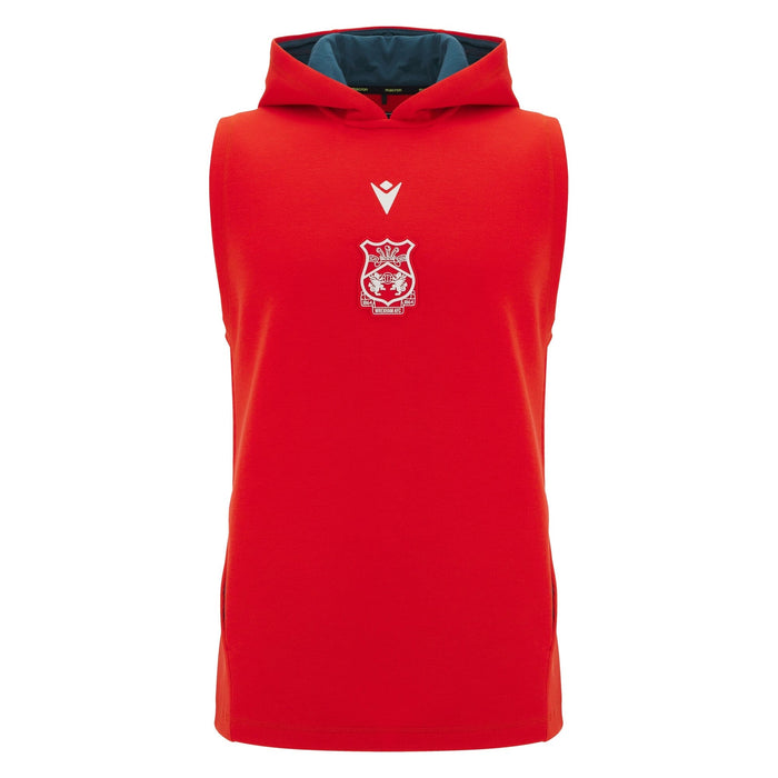 Wrexham AFC 25/26 Sleeveless Hoodie (700128980001) Apparel Macron